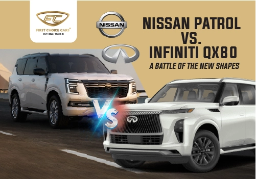 New Nissan Patrol vs. Infiniti QX80: A Battle of the New Shapes